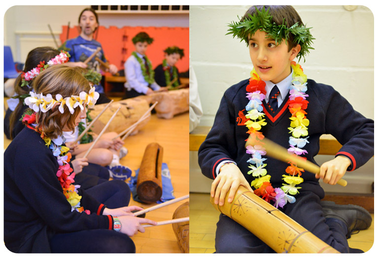 HAWAII & POLYNESIA - music workshops for schools by Earthsong